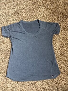 Patagonia Women's Heather Slate Scoop Neck Short Sleeve Tee